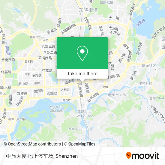 中旅大厦-地上停车场 map