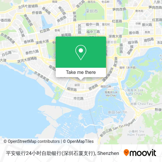平安银行24小时自助银行(深圳石厦支行) map