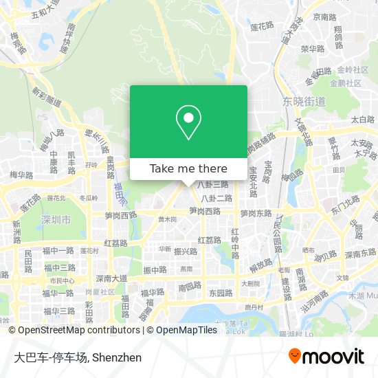 大巴车-停车场 map