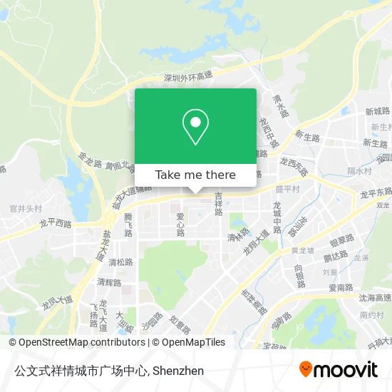 公文式祥情城市广场中心 map