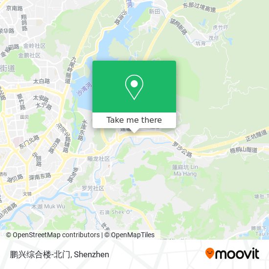 鹏兴综合楼-北门 map
