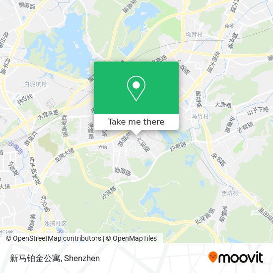 新马铂金公寓 map
