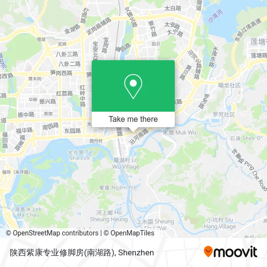 陕西紫康专业修脚房(南湖路) map