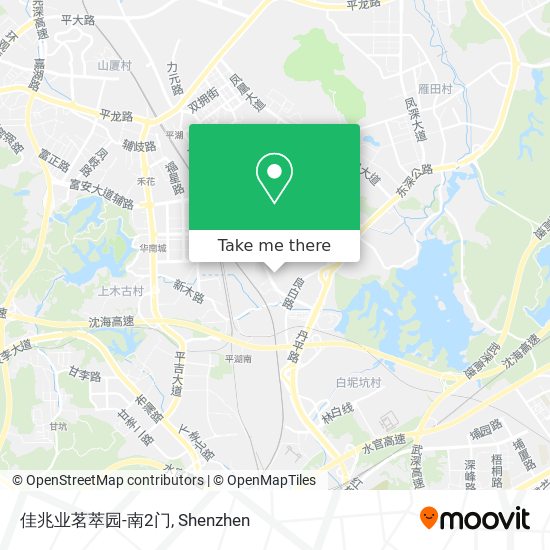 佳兆业茗萃园-南2门 map