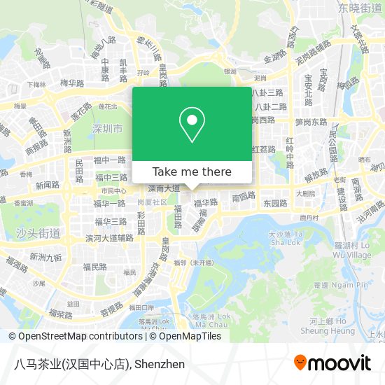 八马茶业(汉国中心店) map
