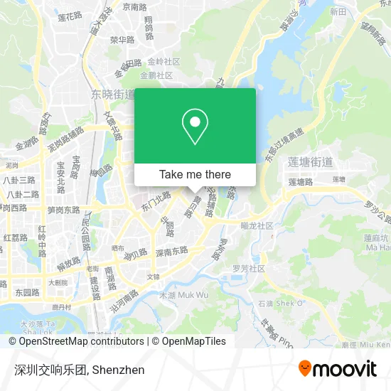 深圳交响乐团 map