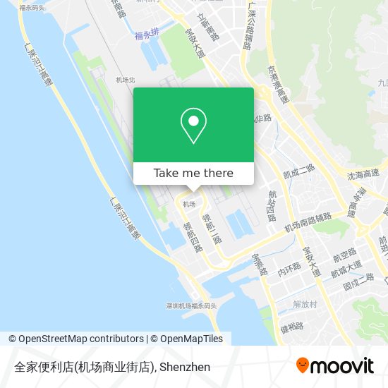 全家便利店(机场商业街店) map