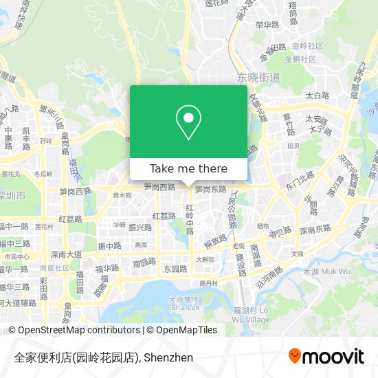 全家便利店(园岭花园店) map
