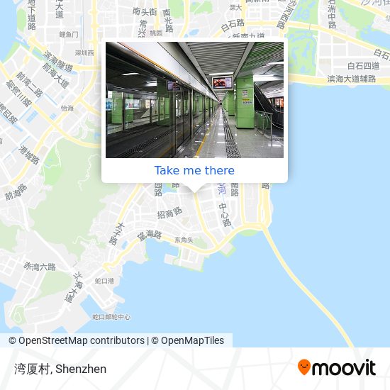 湾厦村 map