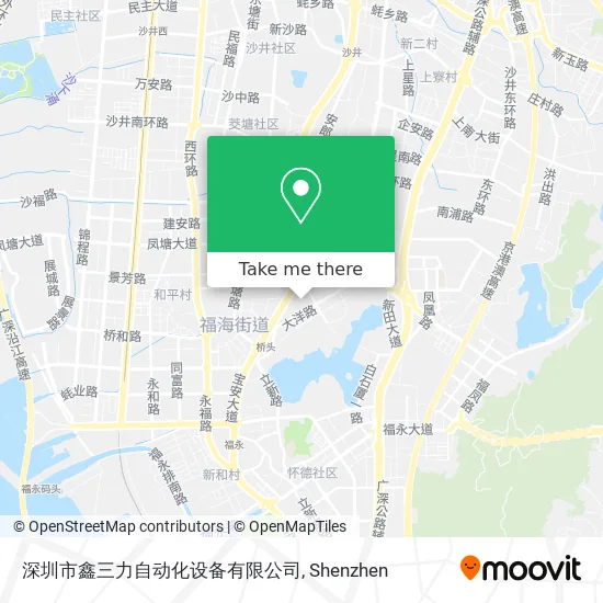深圳市鑫三力自动化设备有限公司 map