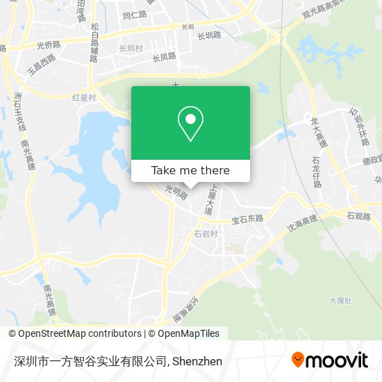 深圳市一方智谷实业有限公司 map