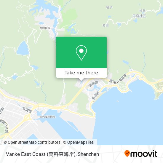 Vanke East Coast (萬科東海岸) map