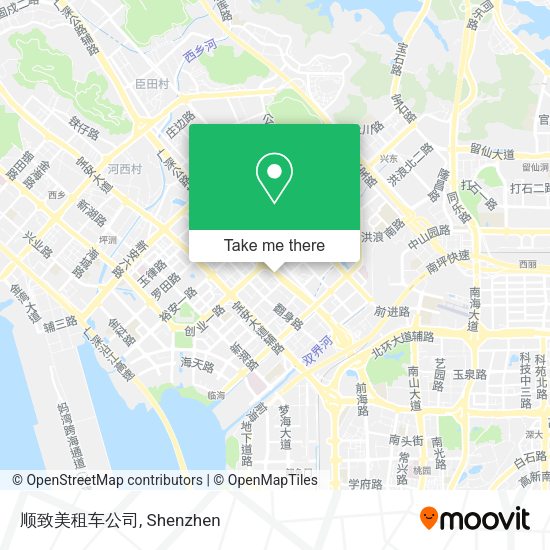 顺致美租车公司 map