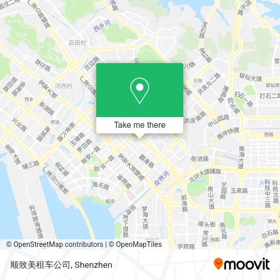 顺致美租车公司 map