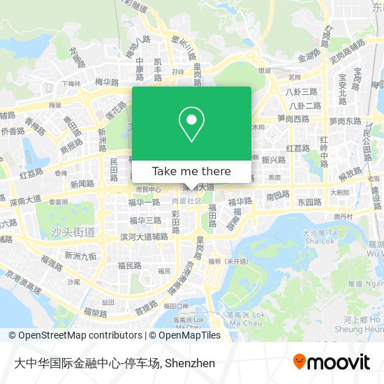 大中华国际金融中心-停车场 map