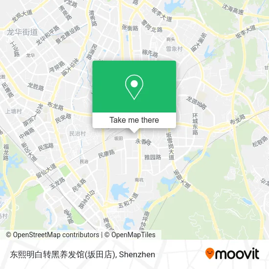 东熙明白转黑养发馆(坂田店) map