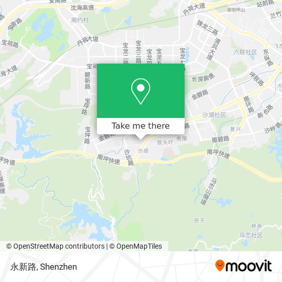 永新路 map