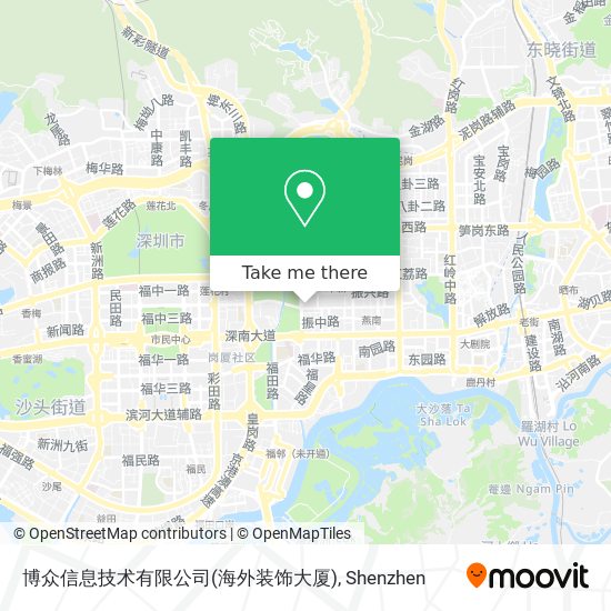 博众信息技术有限公司(海外装饰大厦) map