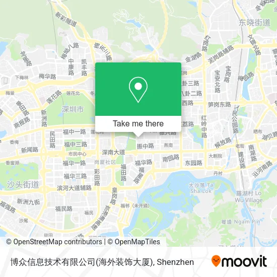 博众信息技术有限公司(海外装饰大厦) map