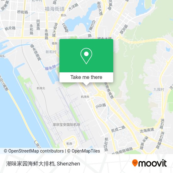 潮味家园海鲜大排档 map