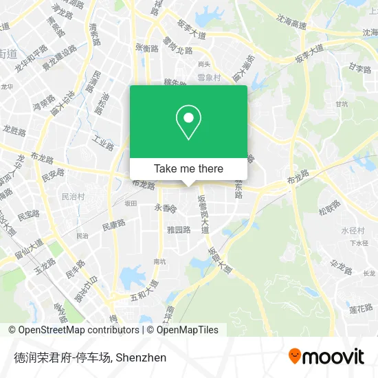 德润荣君府-停车场 map