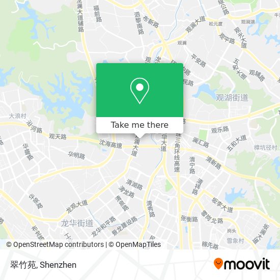 翠竹苑 map