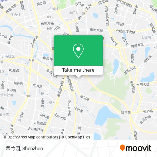 翠竹园 map