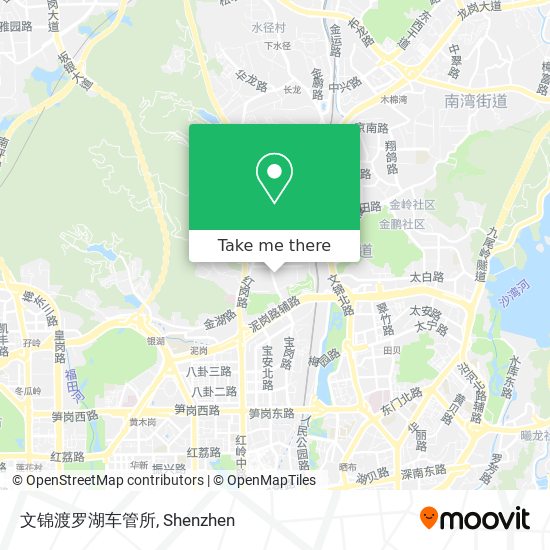 文锦渡罗湖车管所 map