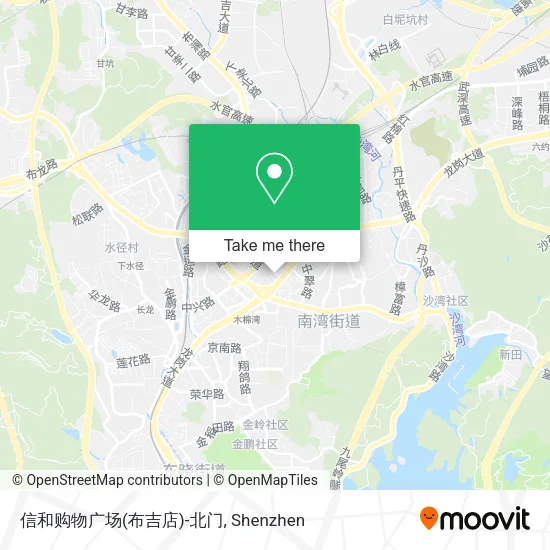 信和购物广场(布吉店)-北门 map