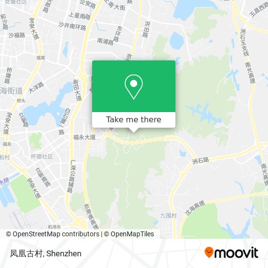 凤凰古村 map