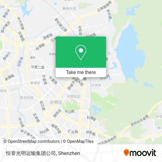 恒誉光明运输集团公司 map