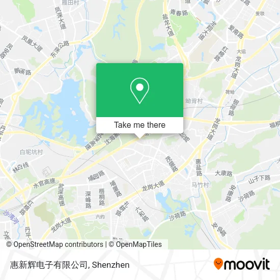 惠新辉电子有限公司 map