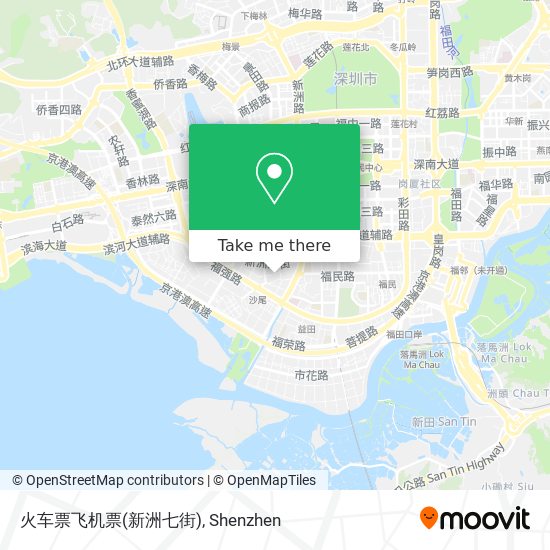 火车票飞机票(新洲七街) map