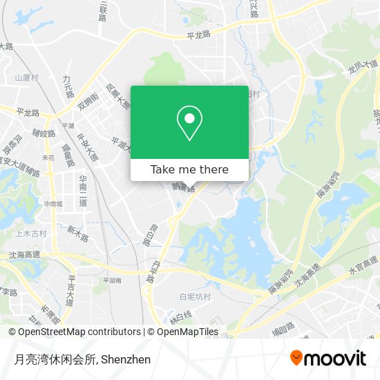 月亮湾休闲会所 map