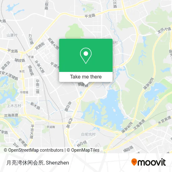 月亮湾休闲会所 map