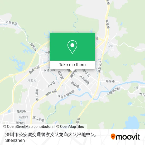 深圳市公安局交通警察支队龙岗大队坪地中队 map