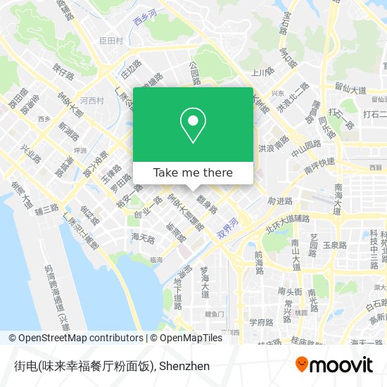 街电(味来幸福餐厅粉面饭) map
