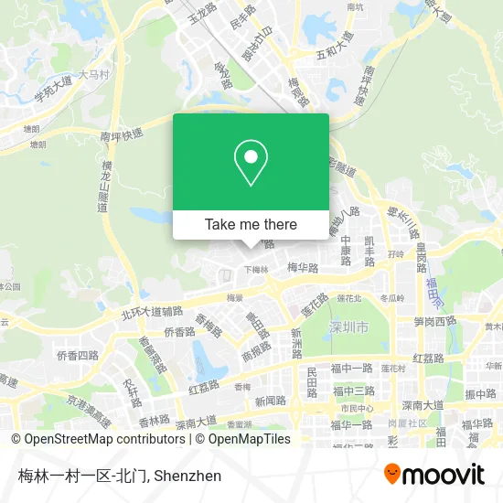 梅林一村一区-北门 map