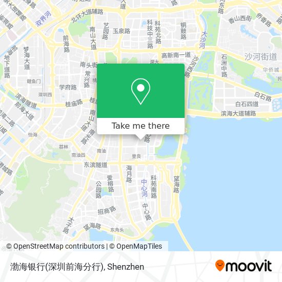 渤海银行(深圳前海分行) map