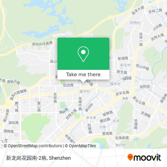 新龙岗花园南-2栋 map