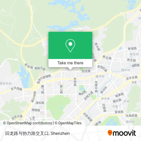 回龙路与协力路交叉口 map