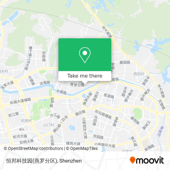 恒邦科技园(燕罗分区) map