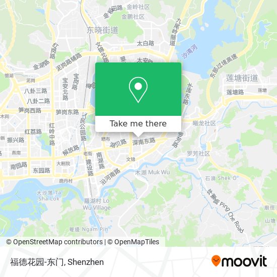 福德花园-东门 map