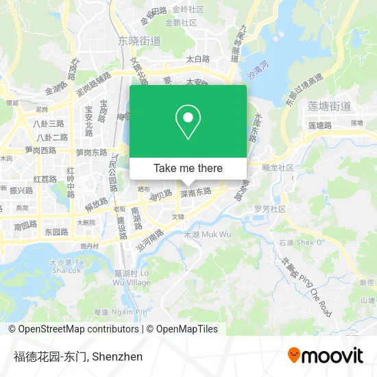福德花园-东门 map