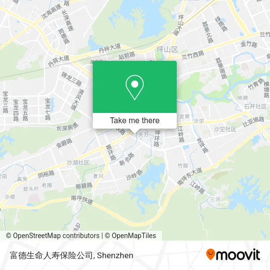 富德生命人寿保险公司 map