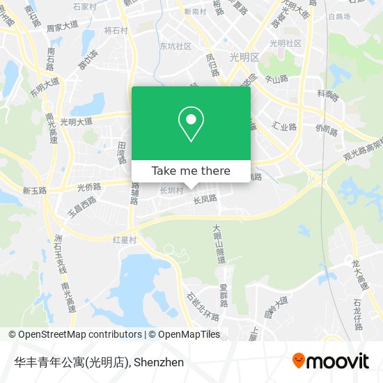 华丰青年公寓(光明店) map