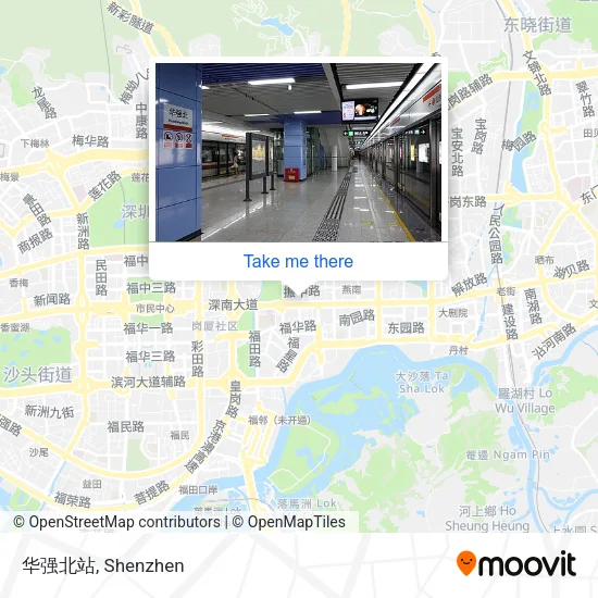 华强北站 map