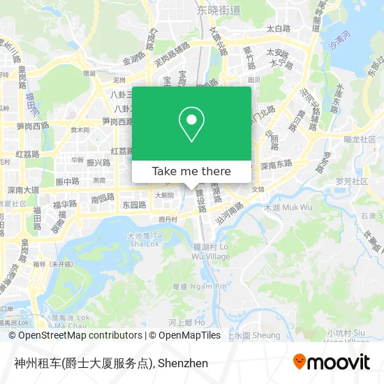神州租车(爵士大厦服务点) map