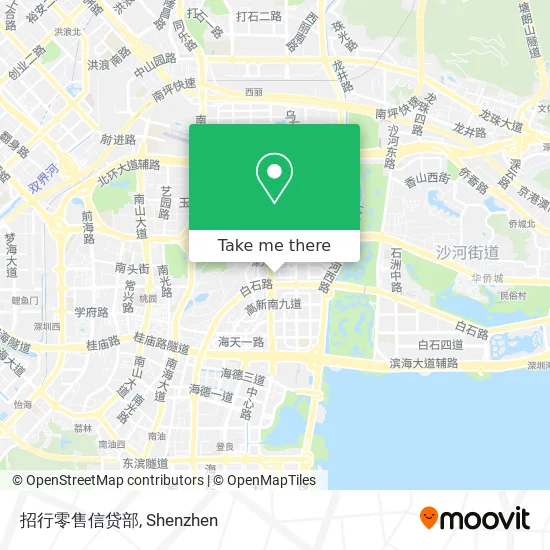 招行零售信贷部 map