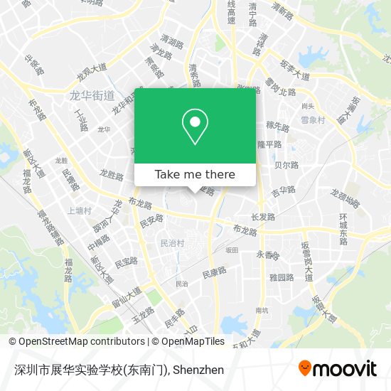 深圳市展华实验学校(东南门) map